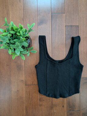 4/$25 AERIE RIBBED CORSET TANK TOP